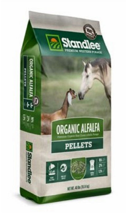 1175-ORG-30101-0-0 Organic Alfalfa Pellets 40 Lbs. Horse and Goat Feed